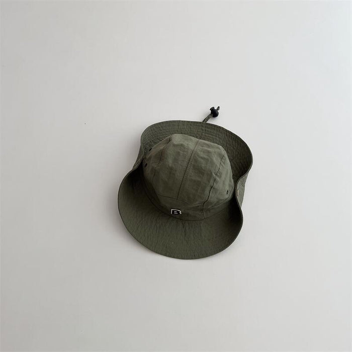 Wholesale Letter Large Eaves Children's Fisherman Hat Sunshade