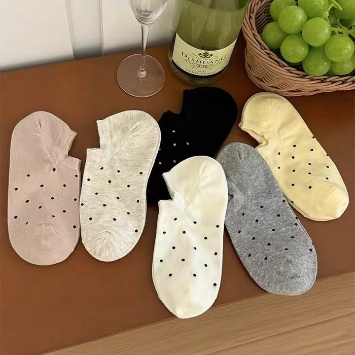 Wholesale Socks, short socks, shallow mouth pure cotton invisible socks, solid color, no shedding, versatile, breathable boat