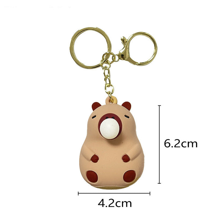 Wholesale Key Chain  Capybara Pendant Car Bag Hanging Decorations