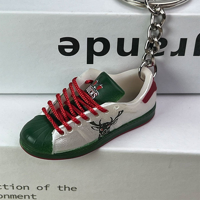 Wholesale PVC Mini Board Shoe Keychain (F) JDC-KC-XingS011