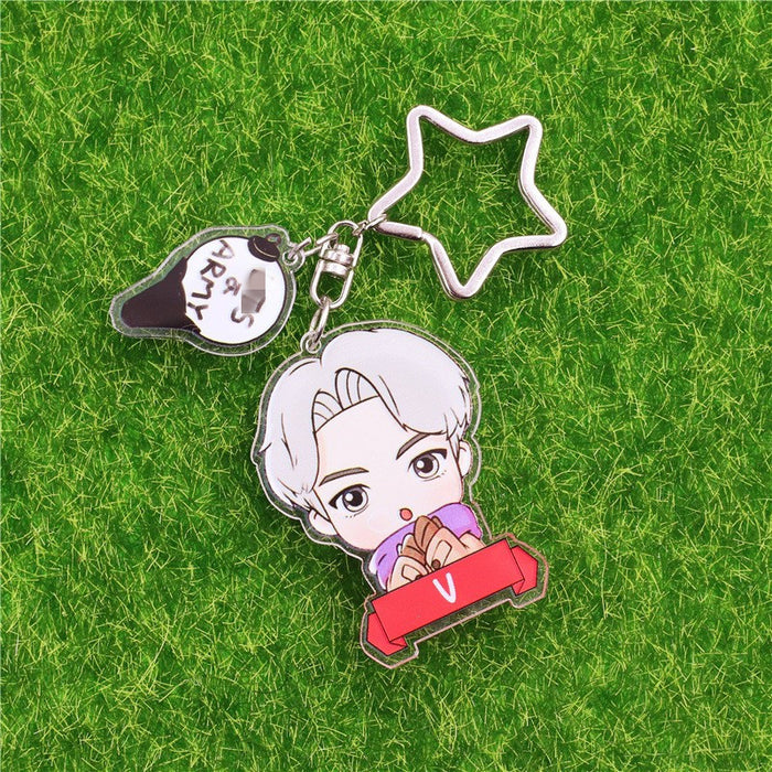 Wholesale Cartoon Acrylic Keychain JDC-KC-HanTian010