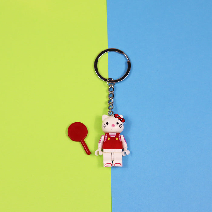 Wholesale Cartoon Doll Resin Keychain JDC-KC-QingMou005