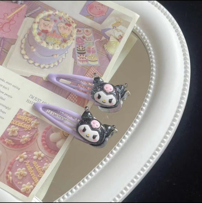 Wholesale Cartoon Cute Transparent Hair Clips (S) JDC-HC-MT002