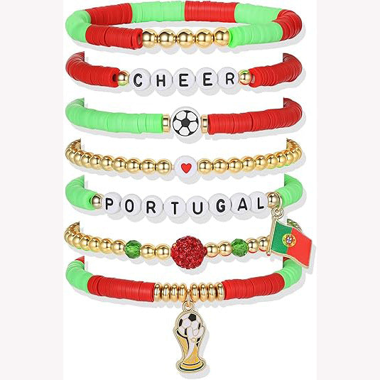Wholesale 2pcs World Cup Bracelets from Various Countries