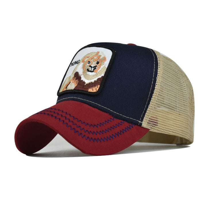 Wholesale Animal Embroidered Mesh Baseball Cap JDC-FH-ErXu002