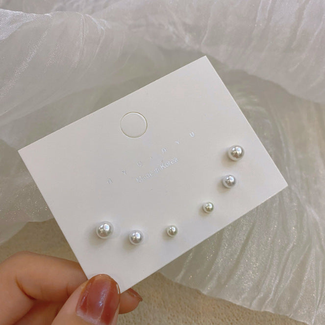 Wholesale Gentle Round Pearl Earrings for Women JDC-ES-XDN005