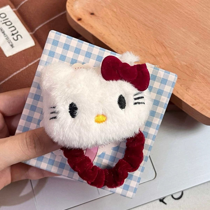 Wholesale Cute Plush Sweet Red Bow Hairpin Bangs Clip Side Clip Cartoon BB Hair Accessories Women