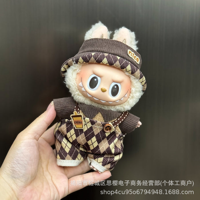 Wholesale 17cm mini doll clothes plush clothing replacement
