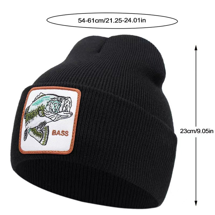 Wholesale Knitting Embroidery Acrylic Cartoon Fashionhats Winter Warm JDC-FH-JingK005