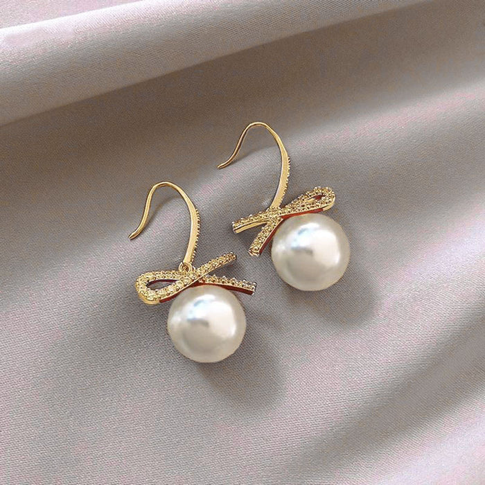 Wholesale  Flower Shell Earrings Women's  Earrings  Pearl Earrings