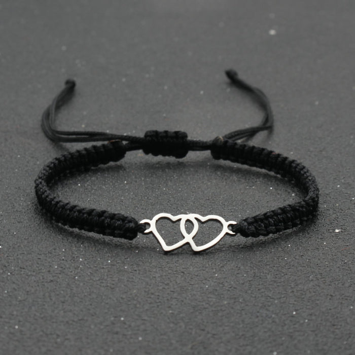 Wholesale Stainless Steel Bracelet Hand Woven Adjustable Red String Bracelet