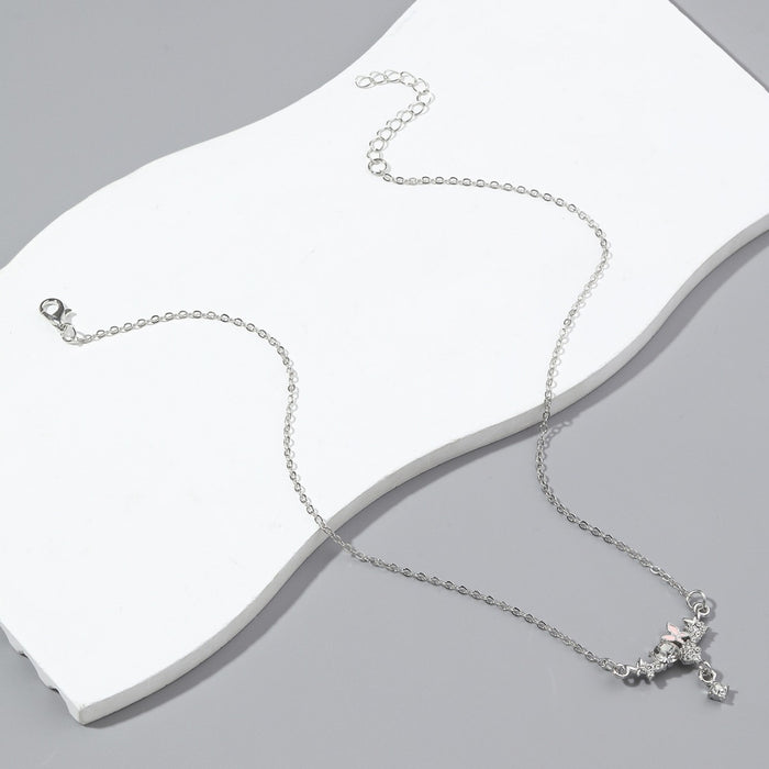Wholesale Tassel Butterfly Necklace New Fashion Small Fresh