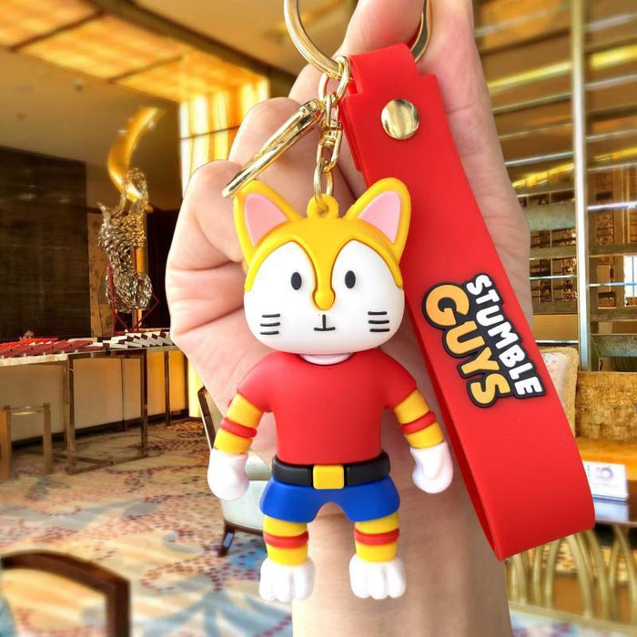 Wholesale Silicone Cartoon Keychain JDC-KC-MingT236