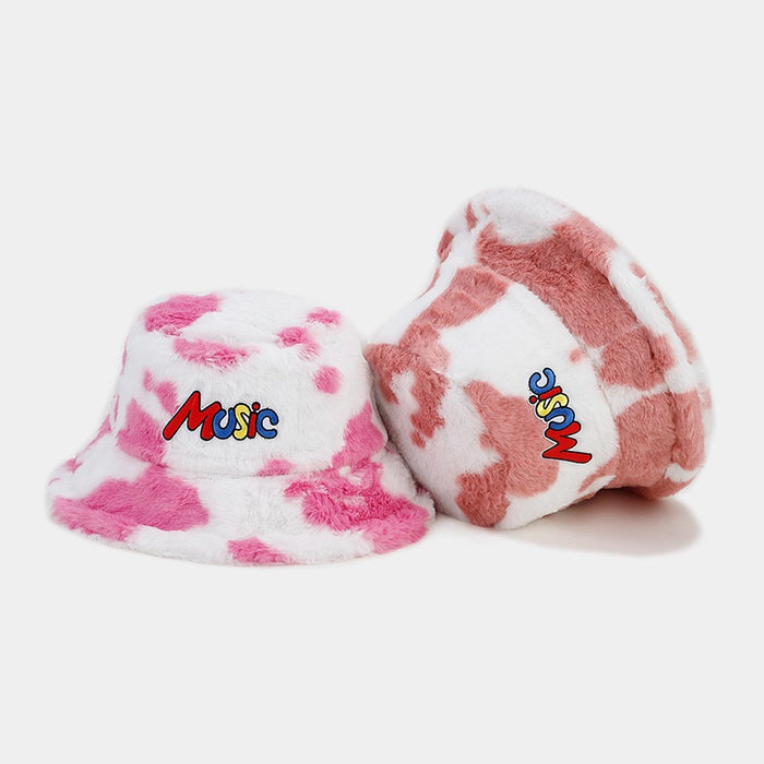 Wholesale Cow Pattern Letter Bucket Hat JDC-FH-LvY046