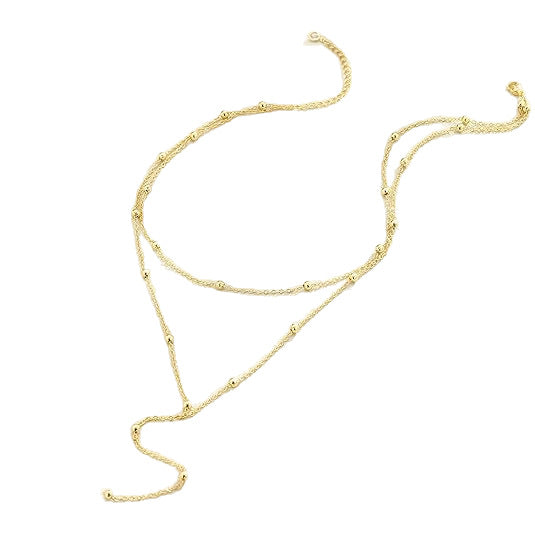 Wholesale Fashionable rhinestone Y-shaped long necklace for women, light luxury collarbone chain, personalized necklace accessory