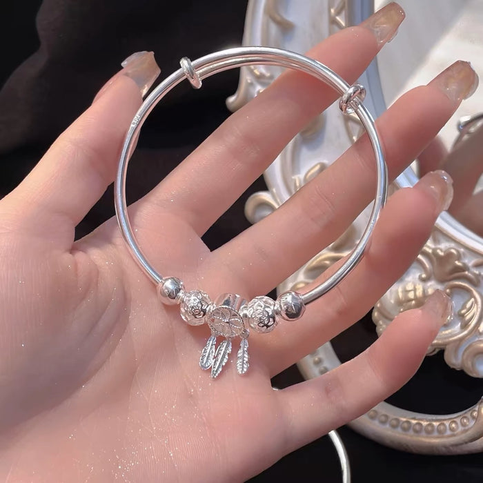 Wholesale Simple solid bracelet, dream catcher bracelet