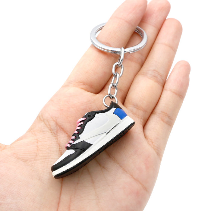 Wholesale PVC Basketball Shoe Model Keychain JDC-KC-QLPing013