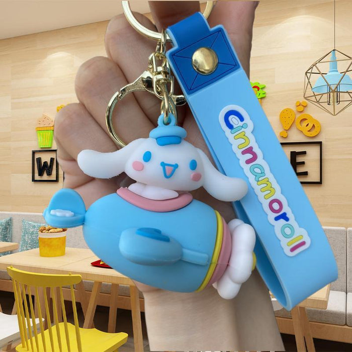 Wholesale Cartoon Doll Silicone Keychain JDC-KC-MingT063