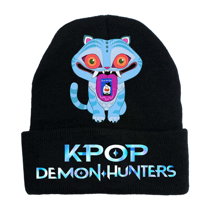 Wholesale Couple' s knitted hat autumn and winter fleece hat outdoor warmth wool hat