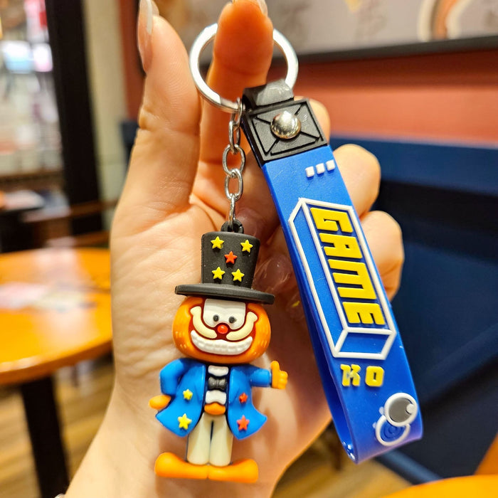 Wholesale Cartoon Doll Silicone Keychain JDC-KC-YiZhuo008