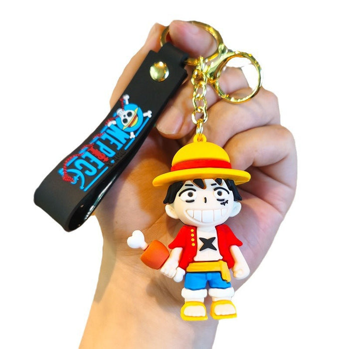 Wholesale Cartoon Silicone Doll Keychain JDC-KC-Tingm201