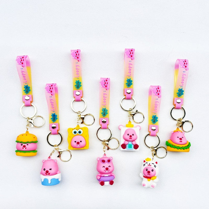 Wholesale Cartoon Doll PVC Keychain JDC-KC-ChuC021