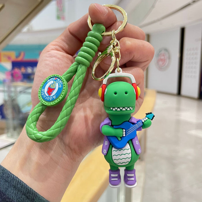 Wholesale Cartoon Creative Soft Rubber Keychain Bag Pendant Car Hanging Decoration Exquisite Cute Doll