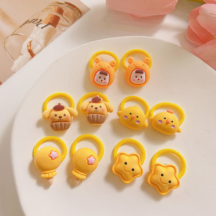 Wholesale Princess Theme Cute Small Hair Ties for Kids - Fashion Accessory Gift