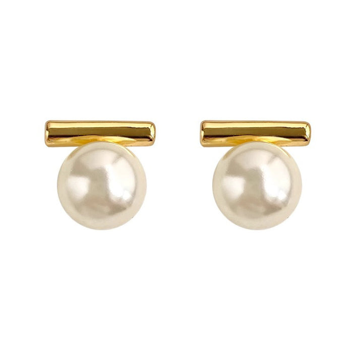 Wholesale Elegant metal earrings with retro and minimalist style