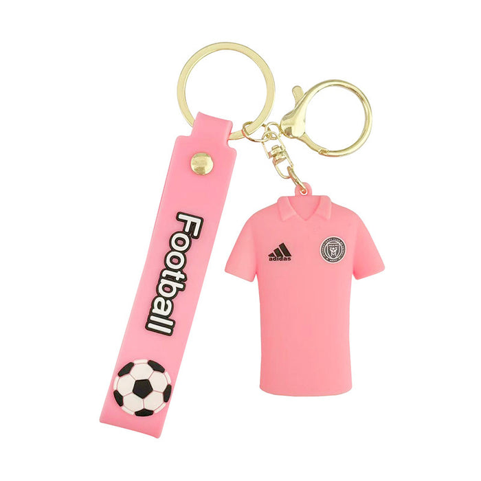 Wholesale Football Player Jersey Silicone Doll Keychain JDC-KC-HaoXi002