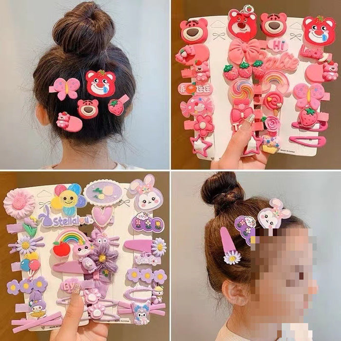 Wholesale Children Cartoon Hair Clip Set JDC-HC-Jiangx007