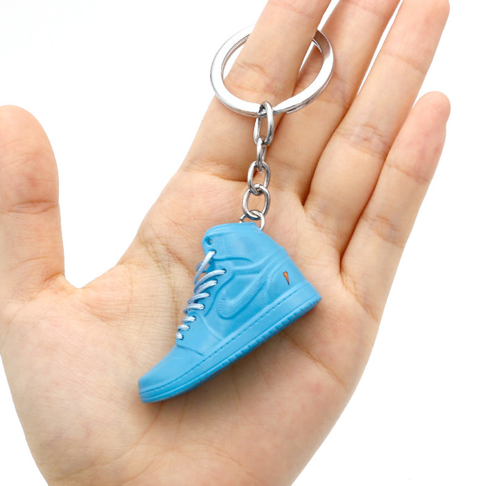 Wholesale PVC Mini Basketball Shoe Keychain JDC-KC-QLPing008