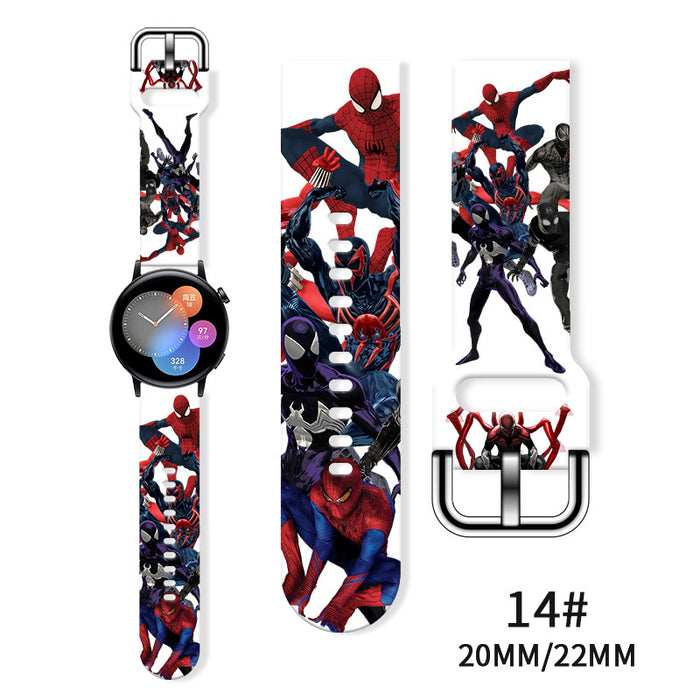 Wholesale Printed Tpu Watch Strap Wrist Strap JDC-WD-NuoQi050