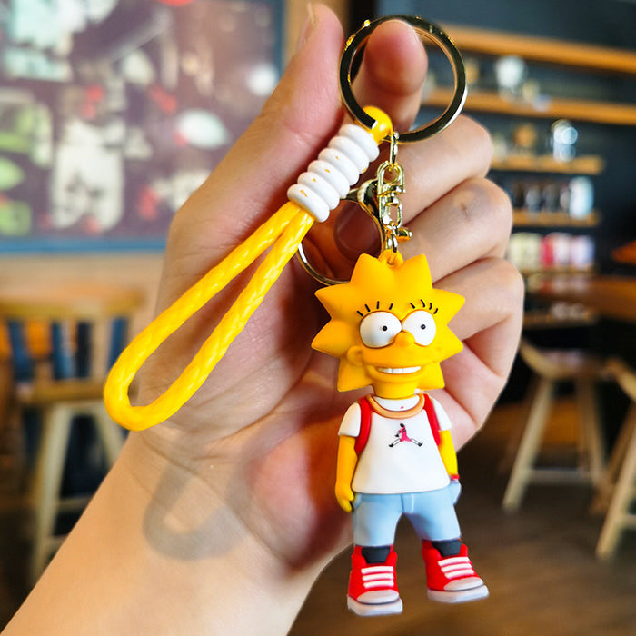 Wholesale Cartoon Doll 3D Rubber Keychain JDC-KC-Tingm077