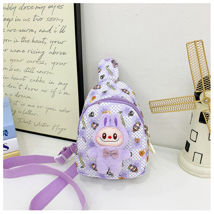 Wholesale Children' s Bag Kindergarten Baby' s Coin Purse Boys and Girls Cartoon Printed Waist Bag Casual Crossbody Bag