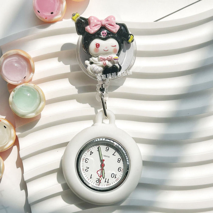 Wholesale Women' s waterproof silicone watch with a pin clasp.