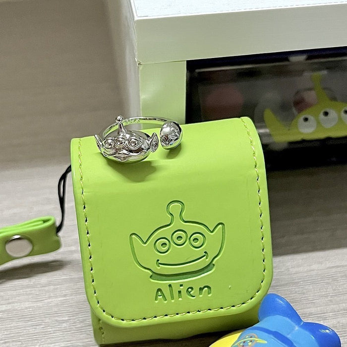 Wholesale Three-eyed Ring Women's Cartoon Cute Girly Opening Adjustable Ring