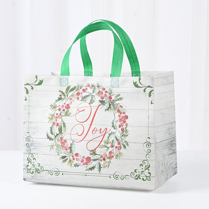 Wholesale Christmas Series Gift Bags Christmas Tree Elk Handbags Large Shoe Box Packaging Shopping Bags JDC-GB-XJ008