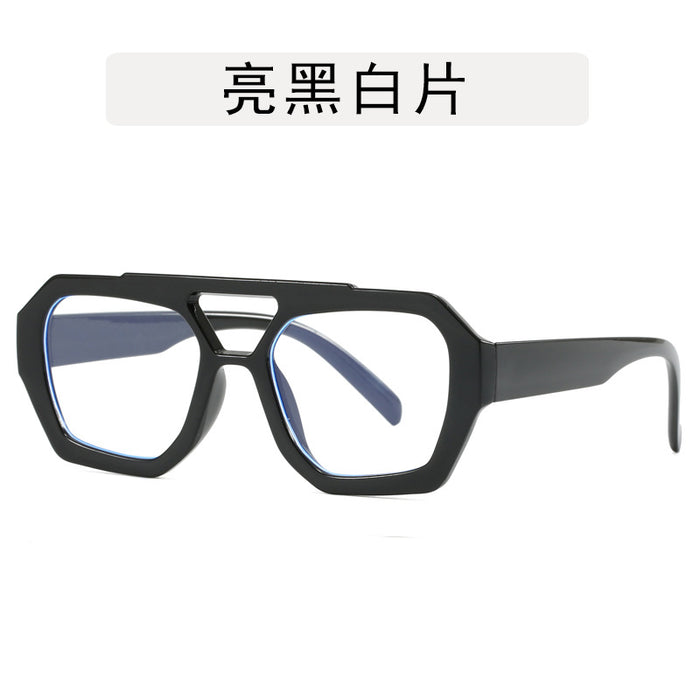 Wholesale Irregular contrasting sunglasses, retro sunglasses, personalized glasses