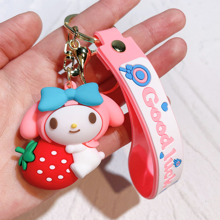 Wholesale Cartoon Silicone Doll Keychain JDC-KC-QiChao024