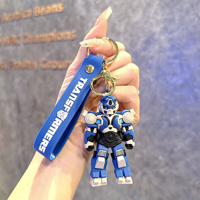 Wholesale Cartoon Robot Keychain Trendy Car Key Accessory Bag Charm MOQ≥2