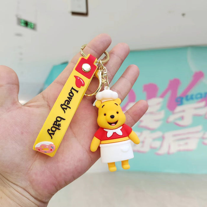 Wholesale Cartoon Doll Keychain Pendant Cute Couple Bag Pendant Keychain JDC-KC-HuJian007