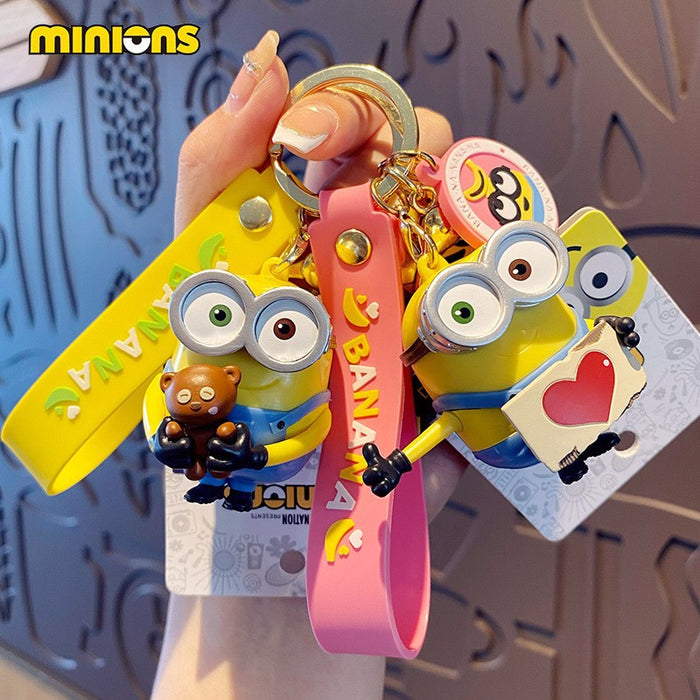 Wholesale Cartoon Doll Silicone Keychain JDC-KC-BaiM076