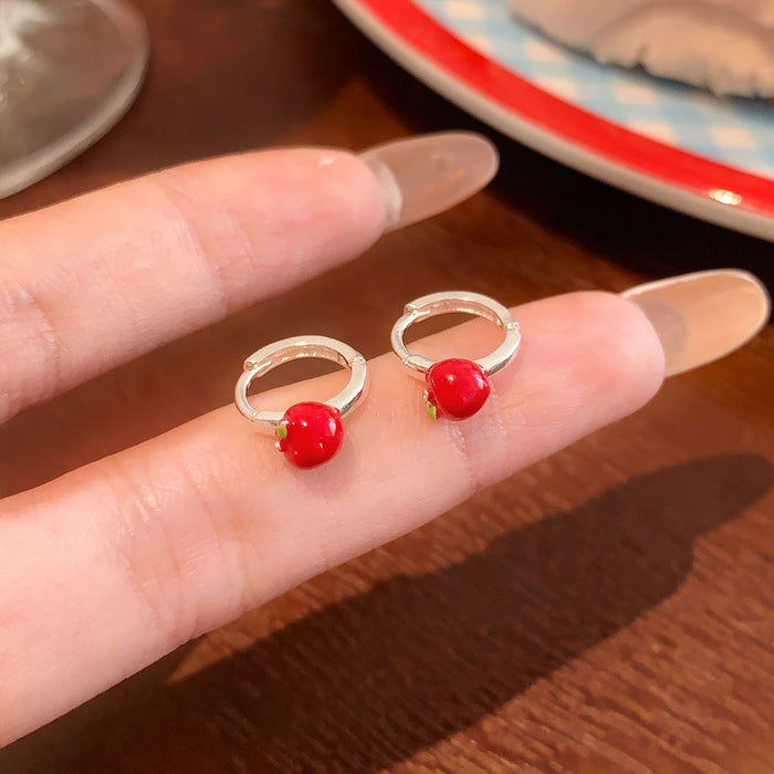 Wholesale Cute Red Earrings Studs Set for Everyday Jewelry Accessory