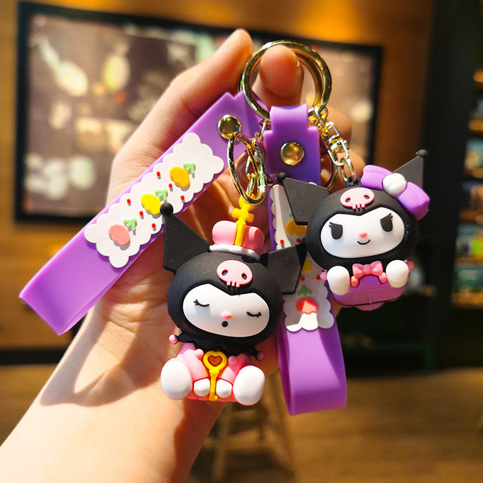 Wholesale Rubber Cartoon Doll Three-dimensional Keychain JDC-KC-Tingm105