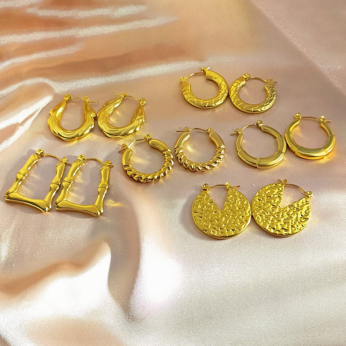 Wholesale irregular geometric ear buckle