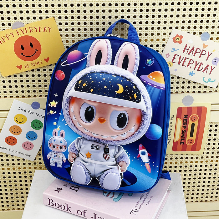 Wholesale Cute cartoon backpack for kindergarten boys and girls with cartoon dolls
