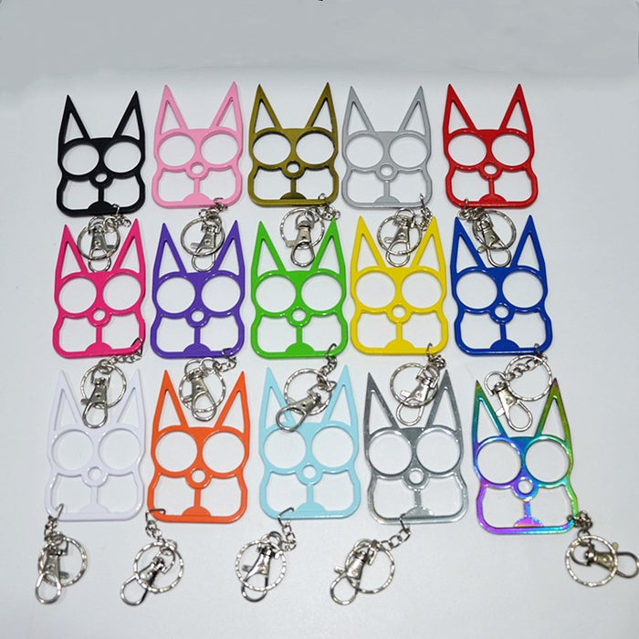 Wholesale Aluminum Alloy Multifunctional Finger Keychain JDC-KC-KB019