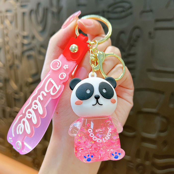 Wholesale Cartoon Acrylic Oil Keychain JDC-KC-YanG037