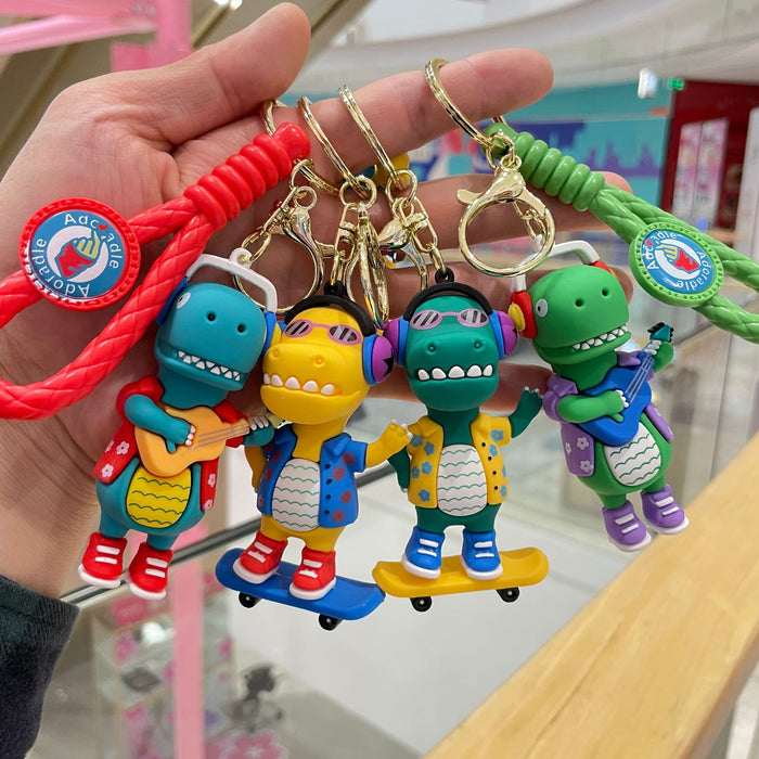 Wholesale Cartoon Creative Soft Rubber Keychain Bag Pendant Car Hanging Decoration Exquisite Cute Doll